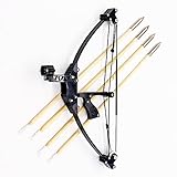 Bogenschießbogen-Set Recurve-Bogen Doppelzielbogen Jagdbogen Compoundbogen-Katapult RH/LH für Jagd-Schießübungen Bogenschießen Unterhaltungsspaß (Composite Bow)