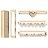 GARVALON 5 Stück Teiliges Silikon Watch Band Charms Leichte Dekorative Ringe für Smartwatch Armbänder Einfach Anzubringen Modische Uhrenarmband Schmuckringe Passend für Silikonbänder