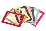 Passepartout-Online Passepartout Säurefrei Premium Qualität 41 Farben mit Folie 1,4 mm viele Größen - 40x50 für Bildgröße: 30x40-061 - Warm White
