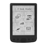 E Book Reader mit Tintenbildschirm 6 Zoll, E Reader, Elektrischer Book Reader Touchscreen mit 8G Speicher, 2500 mAh Akku, Leichter Elektrischer Reader, Bequemer Griff