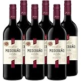 Freixenet Mederaño Tinto Rotwein halbtrocken (6 x 1,0L) – Spanischer Cuvée mit Aromen von Kirsche & Heidelbeere – Vollmundig & geschmeidig – geeignet zu Wild, Käse & würzigen Speisen