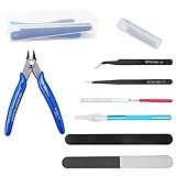 WiMas 9 Stück Standard Gundam Modellierer Basic Tools, Gundam Modeler Grundwerkzeuge, Modellbau Werkzeuge
