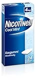 Nicotinell Kaugummi 4 mg Cool Mint, 24 St. – Das Nikotinkaugummi für die schrittweise Raucherentwöhnung und den sofortigen Rauchstopp