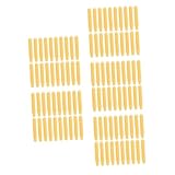 STOBOK 5 Sätze Malen Sie Stiftzubehör Stift Tipp Zuhause Aufkleber Transparente Hamster Spitze Markierungen Stützring Plattenspieler Markierungen Füllen Yellow Acryl 20 Stück * 5