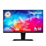 ViewSonic VA2215-H 54,4 cm (22 Zoll) Büro Monitor (Full-HD, HDMI, VGA, Adaptive Sync, ViewMode, Eye-Care, Eco-Mode) Schwarz