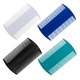 EOYVAIL Läusekämme,Läusekamm, Läusekamm, doppelseitiger Läusekamm, feinzahniger Flohkamm (4 Stück)