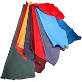 Langlauf Schuhbedarf 1KG Lederstücke Bunt - Lederreste - Zuschnitte aus echtem Leder in zufälligen Größen und Farben - bunt Sortiert - Stücke mit verschiedenen Formen - Handsortiert
