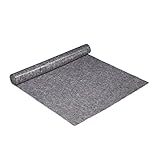 Relaxdays Malervlies, Abdeckvlies Rolle, 1 m x 25 m = 25m², rutschfest, wasserabweisend, 200g/m², Streichen, Umzug, grau