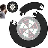 Pipihome Dart Surround | Dartscheibe Schutzring | Dartboard Dart Wandschutz | Rund Dartscheibe Ständer | Dartboard Surround Catchring | Auffangring Dart Zubehör Eva Backboard Wandschutz