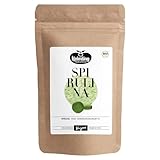Bio Spirulina Tabletten – 750 Stück (300 g) – 100% Reine Presslinge ohne Zusätze – Vegan & Rohkost – Hoher Proteingehalt – Reich an Eisen & Vitamin B12 – Laborgeprüft