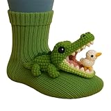 RLEHJN Kuschelsocken Damen Flauschig Lustig 3D-Stricksocken mit Tieren Strick Bodensocken Cat Socken Herren für Weihnachten Doppellagige Baumwolle Halloween Gestrickte Tierstrümpfe für Damen Herren