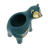 Yardwe 1Stk Blumentopf Fuchs Brustpflanzer Aussaat Aquarium Elefant saftiger Topf büropflanzen tiermotive grünpflanzen pflanztröge Pflanzentopf Hosentopf für Zuhause Keramik Green