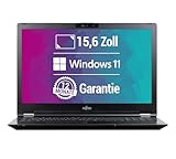 Fujitsu LifeBook U7510 15,6 Zoll Full HD Laptop Intel Core i3-10110U@ bis zu 4,1 GHz 8 GB 256 GB SSD mit Windows 11 Pro & GRATIS Antiviren-Software inkl. 12 Monate Garantie