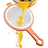 Küchensieb | Siebsieb aus Edelstahl, feinmaschiges Nudelsieb, multifunktionales Metallsieb, kleiner Löffel, Saft, loser Teesieb, Nudelsieb für Cafés, Zuhause