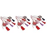 ABOOFAN 12 Stück Beutel mit Quasten, Stoffbeutel, Süßigkeiten, Lavendel, Schmuckbeutel, Kordelzug, Beutel, Polyester, leer, vielseitig