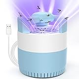 Insektenvernichter Elektrisch, UV Mückenlampe Fliegenfalle Innenbereich Mückenfalle Mückenschutz, USB Mosquito Repellent Tragbare Fliegenfallen für Schlafzimmer, Wohnzimmer Büro, Küche und Camping