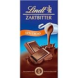 Lindt Schokolade Zartbitter | 100g Tafel | Feinschmelzende Zartbitter-Schokolade mit einem 52% Kakaoanteil | Schokoladentafel | Schokoladengeschenk