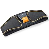 Beurer EM 37 Bauchmuskel-Gürtel, EMS Bauchtraining, Muskelstimulation zur Stärkung der Bauchmuskulatur, Regeneration, ‎1 stück, Schwarz