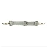 JA Horse Longierbrille gleichmäßigere beidseitige mit Gute Qualität D-Ring und Karabinerhaken (D-Ring Grau)