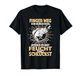 Finger weg von meiner Rute Fischer Angeln Angler Geschenk T-Shirt