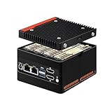 PeeliCeeli 4 Bay NAS Mini PC N100, 4 NVMe Micro NAS Server Desktop Computer, Dual 2.5GbE i226V Small Network Attached Storage with USB3.2, Support WiFi7, Barebone (NO RAM/SSD/OS)