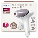 Philips Lumea IPL Series 8000 – IPL-Gerät zur Haarentfernung, Alternative zur Laser-Haarentfernung, inkl. Trimmer und 4 Aufsätzen für Körper, Gesicht, Bikinizone & Achseln (BRI949/00)