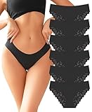 READY TO LOVE Unterhosen Damen Spitze Nahtlose Unterwäsche Damen Seamless Slip Damen Underwear Women Hipster Mehrpack 6er Pack（M）