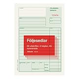 Esselte Lieferscheine, 2/3 A4, 3 x 50 Stück, Nummeriert, Mit Kronenspalte, 11224