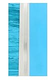 Pracht Creatives Hobby 7074-20895 Verzierwachsplatten Mix türkis / silber, 3 halbe Wachsplatten, ca. 200 x 50 x 0,5 mm und ein Wachsstreifen, zum Modellieren und Verzieren von Kerzen