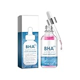 2% BHA Salizylsäure Flüssigpeeling - porenverfeinernd,hautaufhellend,Reinigt und verkleinert Poren,Glättet und gleicht Hautton - Gesichtspflege - Gesichtsserum für unreine und fettige Haut,30 ml (1PC)