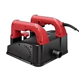 JAYEUW 1200W Elektrische Wandhobelmaschine Handhobel Handhobelmaschine Tragbare Walzenhobelmaschine Elektrohobel mit Griff&Werkzeugkasten Renovierungsfräse Einstellbare 1-4mm Hobeltiefe