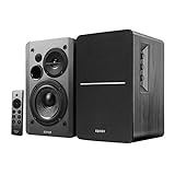 Edifier R1280DBs Aktive Bluetooth Regallautsprecher - Optischer Eingang - 2.0 Kabelloser Monitor Lautsprecher - 42W RMS mit Subwoofer Ausgang Bookshelf Hi-Fi Speakers- Schwarz