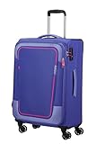 American Tourister Pulsonic - Spinner M, Erweiterbar Koffer, 68 cm, 64/74 L, Lila (Soft Lilac)