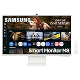 Samsung Monitor M8 M80F (2025) 32' VA 4K UHD 60Hz Webcam Branco