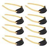 8 Stück Steinschleuder Gummi, Slingshot Gummi Ersatz Zwillen, Zwille Erwachsene Ersatzgummi, Hohe Elastizität Schleuder Gummiband Einstellbar Katapult Schleudergummiband-13.5cm