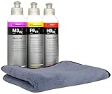 Großes Koch Chemie Politur Set - 4 Teile- Heavy Cut bis Hochglanz (3X Politur je 250ml)