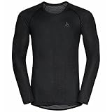 Odlo Unterhemd Herren Langarm Active F-Dry Light I Funktionsshirt I Funktionsunterwäsche Langarm Sportunterhemd I Herren