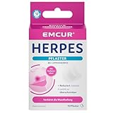 Emcur© Herpespflaster mit Hyaluronsäure | 15 Pflaster | bis zu 12 Stunden Schutz I transparent und unauffällig | schnelle Linderung mit Beauty-Bonus - leicht zu überschminken