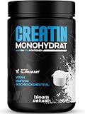 Creatin Monohydrat Pulver 1kg / 1000g - Ultra Reines Kreatin Monohydrat mit Vitamin B6 -Hochdosiert - Extrapure Creatine Monohydrat - Creatin Pulver Monohydrate - Vegan Laborgeprüft