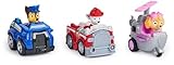 Paw Patrol, Deluxe Rettungsflitzer (Deluxe Rescue Racers) mit Rückziehmotor - Sortiert -Zufallsauswahl des Charakters