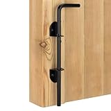 Zauntorriegel, 30,5 cm, Metallstiftstange, robuste Fallstangen, Torstopper, Hardware – für PVC-Ersatztüren, Poolanhänger, Bauernhof, Kinderboot