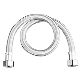 Upgrades Verdickter Stahlschlauch, doppelseitig, hohe Temperaturbeständigkeit, Verbindungsstück, Sanitärzubehör für Badezimmer, Innengewinde-Schlauchverbinder
