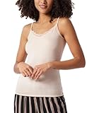 Schiesser Damen Spaghettitop Unterhemd 1098 Unterwäsche, Pfirsich, 36