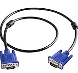 Spofit VGA auf VGA Monitorkabel HD15 Stecker auf Stecker für TV Computer Projektor (91 cm)