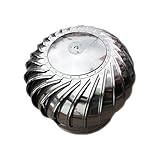 GYDFDHR Schornsteinkappe, drehbare Schornsteinhaubenkappe, Edelstahl-Entlüftungshaube, rotierender Spinner, Anti-Downdraught, für Schornsteine und Abluftöffnungen, Schornsteinaufsätze, 200