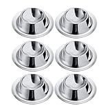 Westmark 6 Eierbecher, rund, stapelbar, ø 8,5 cm, Rostfreier Edelstahl, Silber, 207222E3