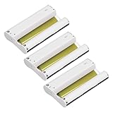 Qukaim Color Ink Cartridges 108IN Color Ink Cartridges 3 Pcs, Replacement Toner Cartridge for CLP360/362/363, Includes 108 Pcs 10.2 x 15.2 cm Photo Paper Set for Selphy CP1300/CP1500/CP1200/CP1000