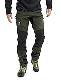 RevolutionRace Herren Nordwand Pro Pants, Hose zum Wandern und für viele Outdoor-Aktivitäten, Forest Green, M