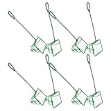 Lurrose 8 Stück Aquarium Fischnetz Quadratisches Nylon Fischernetz mit Langem Griff Feinmaschig für Kleine Koi Betta Garnelen Stressfreies Fischhandling im Aquarium und Teich