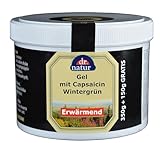 Gel mit Capsaicin, Eukalyptusöl, mehreren Kräuterextrakten, 500ml, erwärmend, schmerzlindernd, für Bewegungsapparat, sehr reiche Rezeptur, effektiv, salbe
